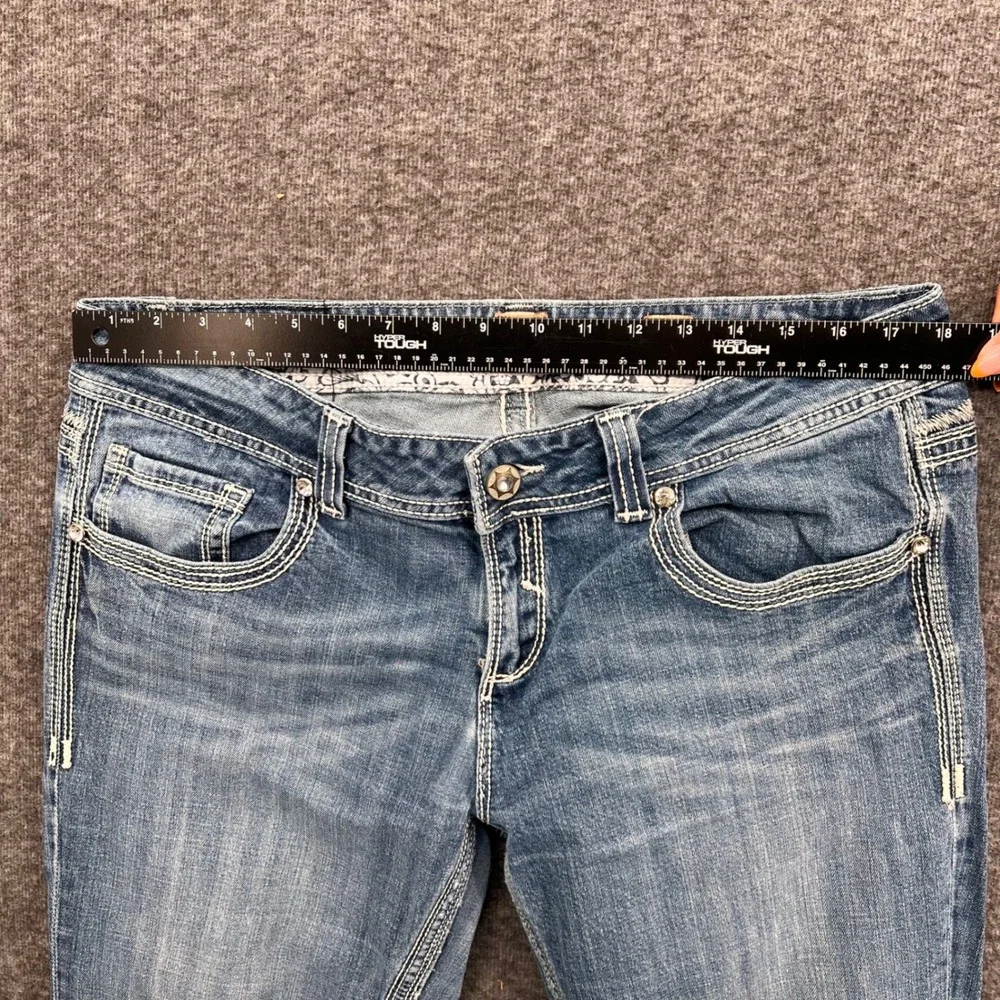 Studio 5 Premium Clothing Company Women Blue Bootcut Jeans Size 15 Vinatge Fall